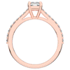 1.25CT.TW RADIANT LAB DIAMOND SOLITAIRE ENGAGEMENT RING - Nazarelle