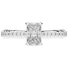 1.25CT.TW RADIANT LAB DIAMOND SOLITAIRE ENGAGEMENT RING - Nazarelle