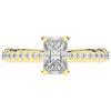 1.25CT.TW RADIANT LAB DIAMOND SOLITAIRE ENGAGEMENT RING - Nazarelle