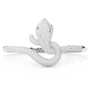 4.90CT.TW ROUND AND PEAR LAB DIAMOND SNAKE BANGLE - Nazarelle