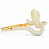 4.90CT.TW ROUND AND PEAR LAB DIAMOND SNAKE BANGLE - Nazarelle
