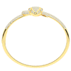 4.90CT.TW ROUND AND PEAR LAB DIAMOND SNAKE BANGLE - Nazarelle