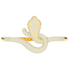 4.90CT.TW ROUND AND PEAR LAB DIAMOND SNAKE BANGLE - Nazarelle