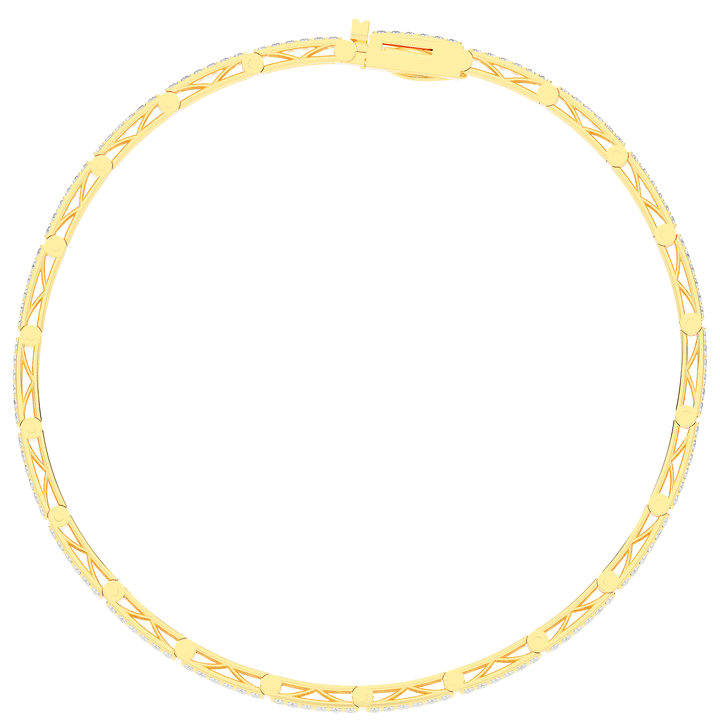 2.25CT.TW ROUND LAB DIAMOND TENNIS BRACELET - Nazarelle