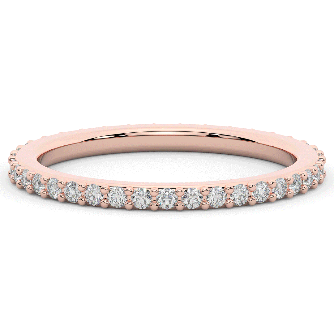 0.35CT.TW ROUND LAB DIAMOND ETERNITY WEDDING BAND - Nazarelle