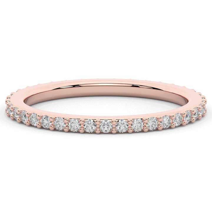 0.35CT.TW ROUND LAB DIAMOND ETERNITY WEDDING BAND - Nazarelle