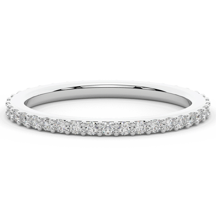 0.35CT.TW ROUND LAB DIAMOND ETERNITY WEDDING BAND - Nazarelle