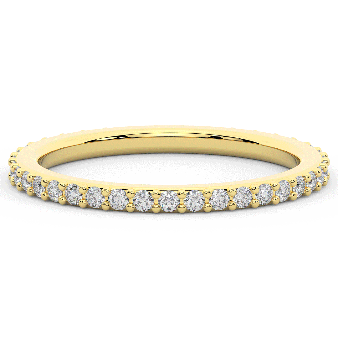 0.35CT.TW ROUND LAB DIAMOND ETERNITY WEDDING BAND - Nazarelle