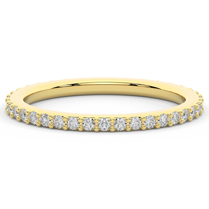 0.35CT.TW ROUND LAB DIAMOND ETERNITY WEDDING BAND - Nazarelle