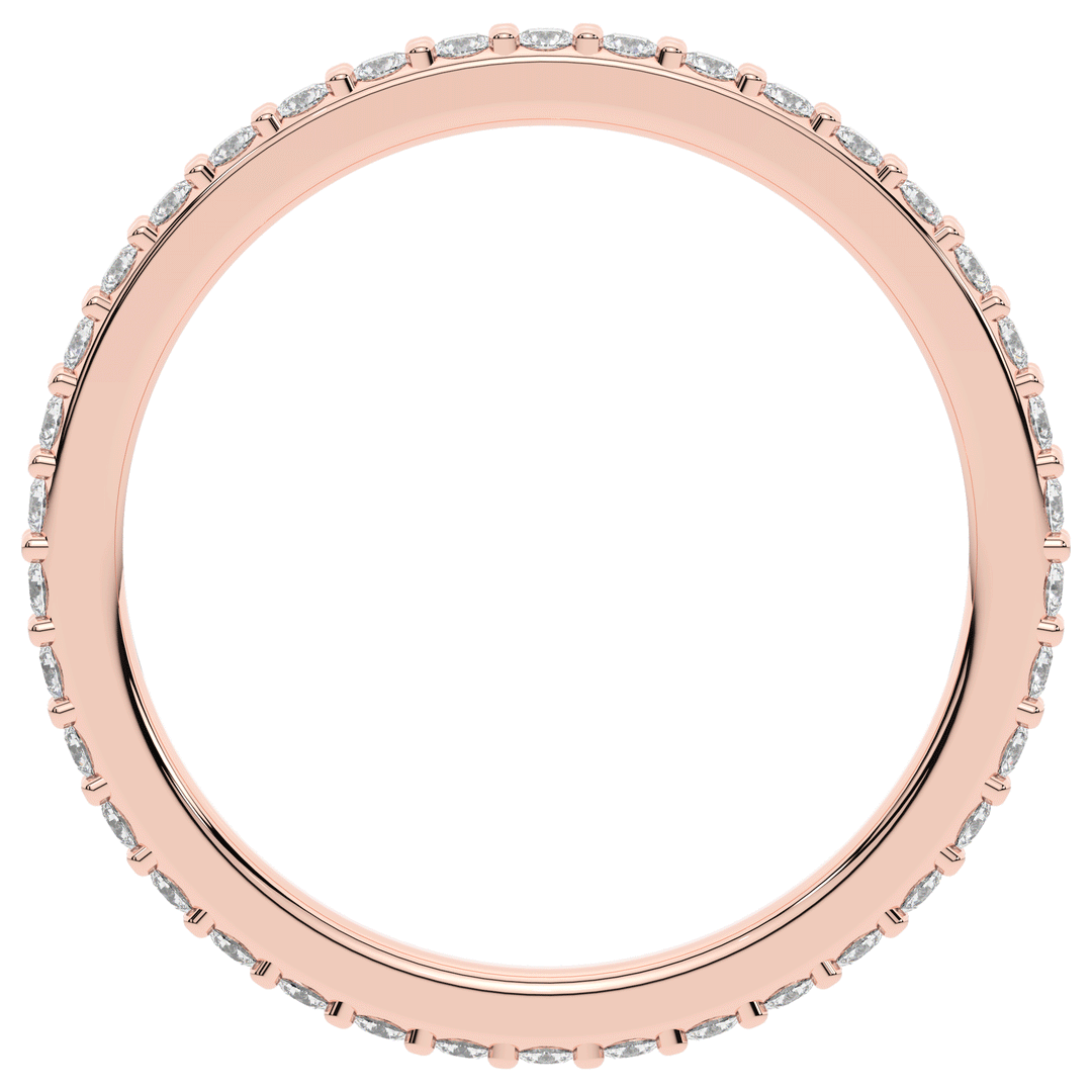 0.35CT.TW ROUND LAB DIAMOND ETERNITY WEDDING BAND - Nazarelle