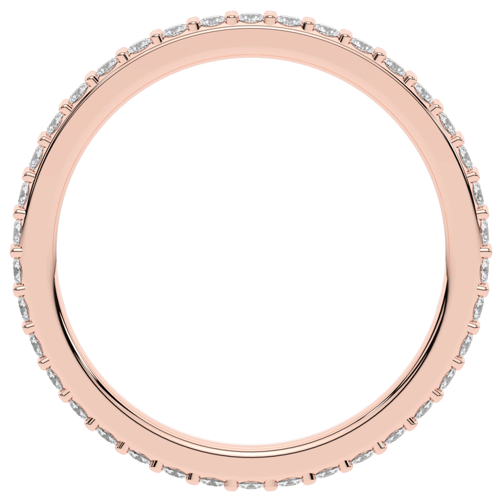 0.35CT.TW ROUND LAB DIAMOND ETERNITY WEDDING BAND - Nazarelle