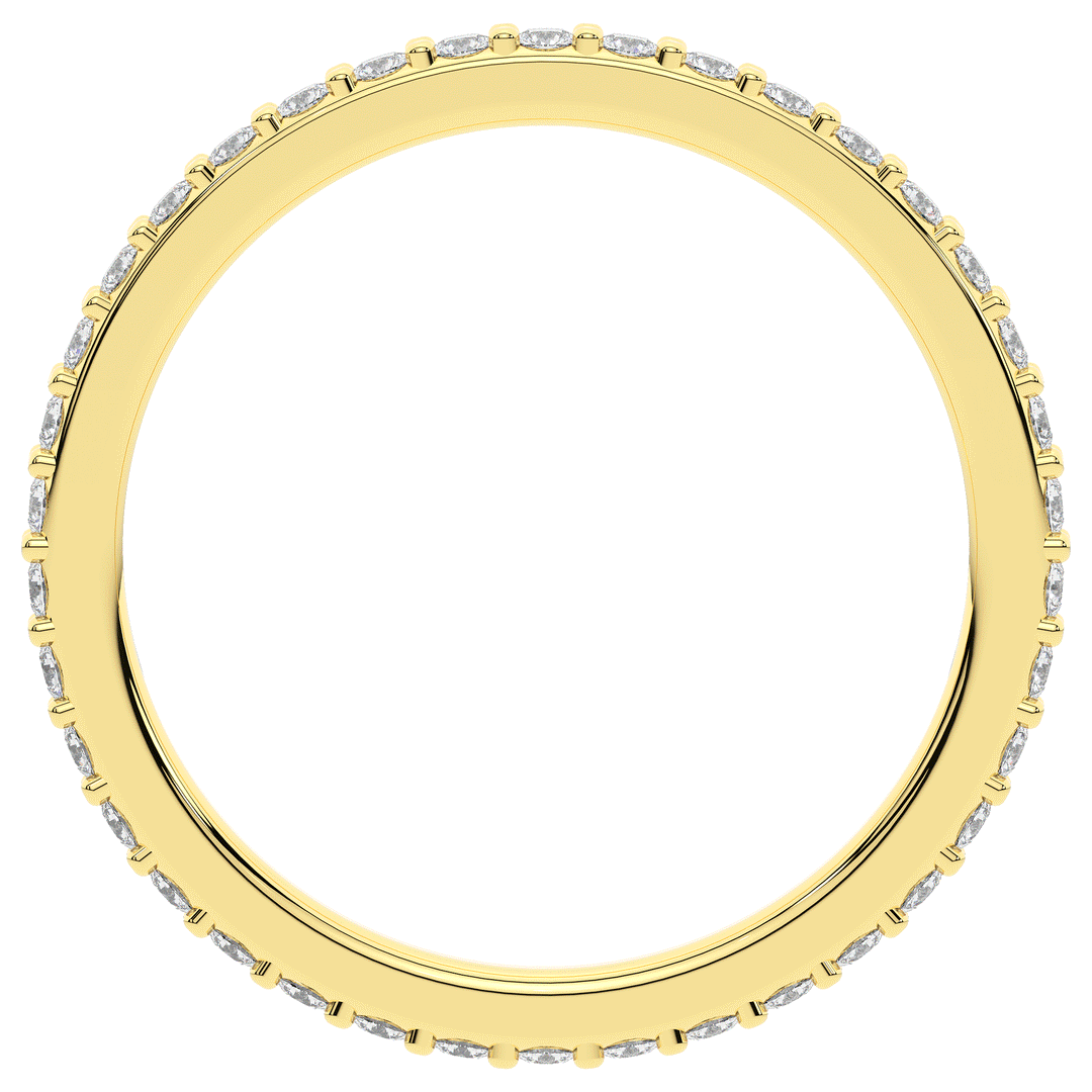 0.35CT.TW ROUND LAB DIAMOND ETERNITY WEDDING BAND - Nazarelle