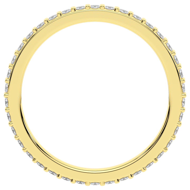 0.35CT.TW ROUND LAB DIAMOND ETERNITY WEDDING BAND - Nazarelle