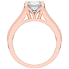 3.55CT.TW PRINCESS LAB DIAMOND ENGAGEMENT RING - Nazarelle