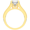 3.55CT.TW PRINCESS LAB DIAMOND ENGAGEMENT RING - Nazarelle