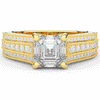 3.55CT.TW ASSCHER LAB DIAMOND ENGAGEMENT RING - Nazarelle