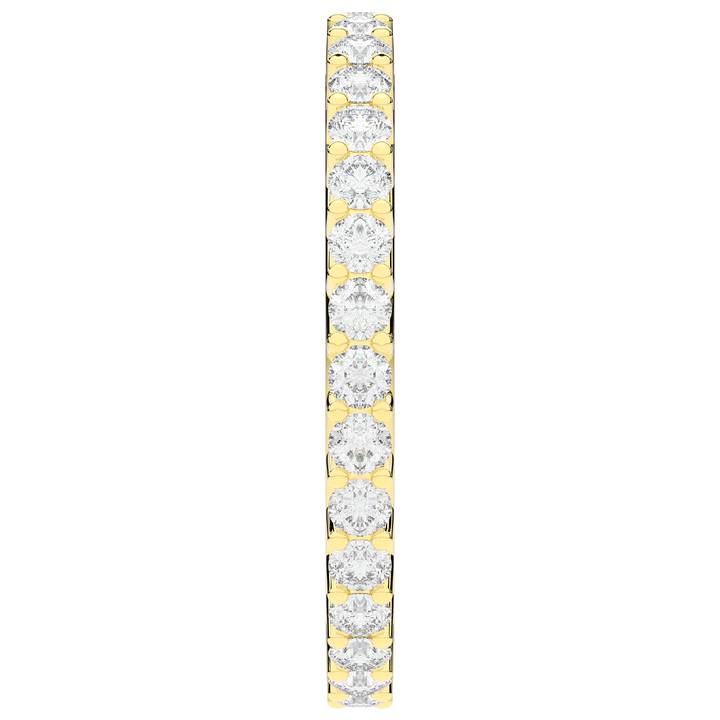 0.90CT.TW ROUND LAB DIAMOND SHARED PRONG  ETERNITY WEDDING BAND - Nazarelle