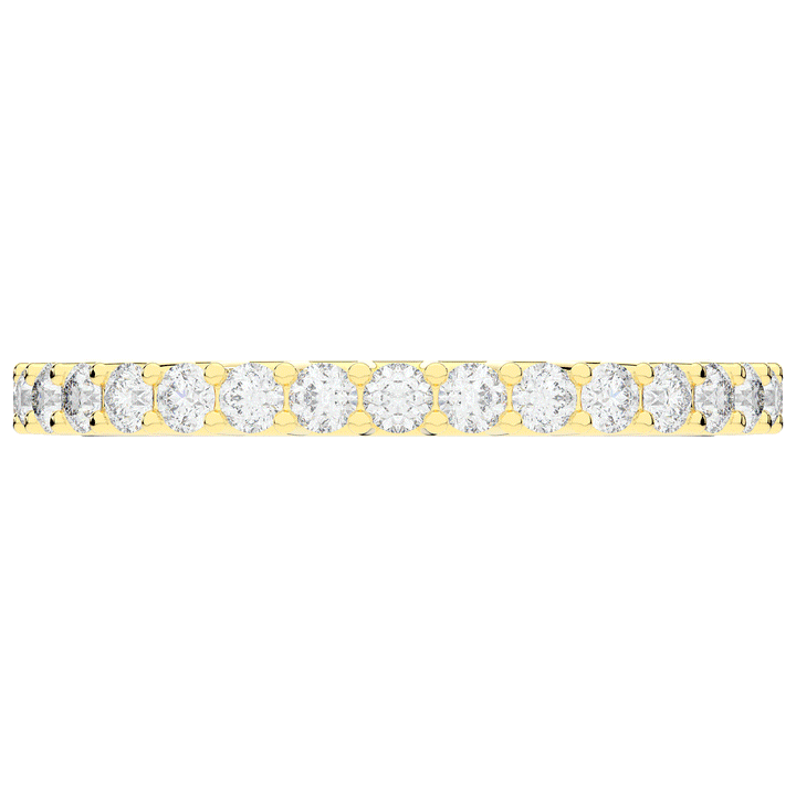 0.90CT.TW ROUND LAB DIAMOND SHARED PRONG  ETERNITY WEDDING BAND - Nazarelle