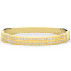 2.00CT.TW ROUND LAB TWO ROW DIAMOND BANGLE - Nazarelle