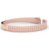 2.00CT.TW ROUND LAB TWO ROW DIAMOND BANGLE - Nazarelle