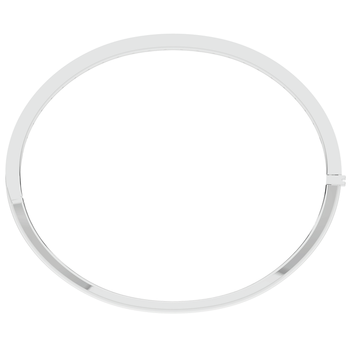 2.00CT.TW ROUND LAB TWO ROW DIAMOND BANGLE - Nazarelle