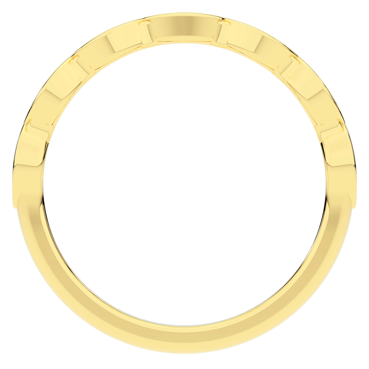 0.15CT.TW ROUND LAB DIAMOND WEDDING BAND - Nazarelle