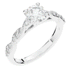 1.20CT.TW ROUND LAB DIAMOND SOLITAIRE ENGAGEMENT RING - Nazarelle