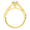 1.20CT.TW ROUND LAB DIAMOND SOLITAIRE ENGAGEMENT RING - Nazarelle