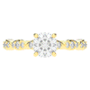1.20CT.TW ROUND LAB DIAMOND SOLITAIRE ENGAGEMENT RING - Nazarelle
