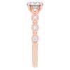 1.15CT.TW ROUND LAB DIAMOND SOLITAIRE ENGAGEMENT RING - Nazarelle