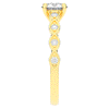 1.15CT.TW ROUND LAB DIAMOND SOLITAIRE ENGAGEMENT RING - Nazarelle