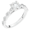 1.15CT.TW ROUND LAB DIAMOND SOLITAIRE ENGAGEMENT RING - Nazarelle