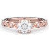 1.15CT.TW ROUND LAB DIAMOND SOLITAIRE ENGAGEMENT RING - Nazarelle