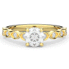 1.15CT.TW ROUND LAB DIAMOND SOLITAIRE ENGAGEMENT RING - Nazarelle