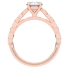 1.15CT.TW ROUND LAB DIAMOND SOLITAIRE ENGAGEMENT RING - Nazarelle