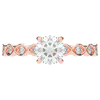 1.15CT.TW ROUND LAB DIAMOND SOLITAIRE ENGAGEMENT RING - Nazarelle