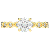 1.15CT.TW ROUND LAB DIAMOND SOLITAIRE ENGAGEMENT RING - Nazarelle