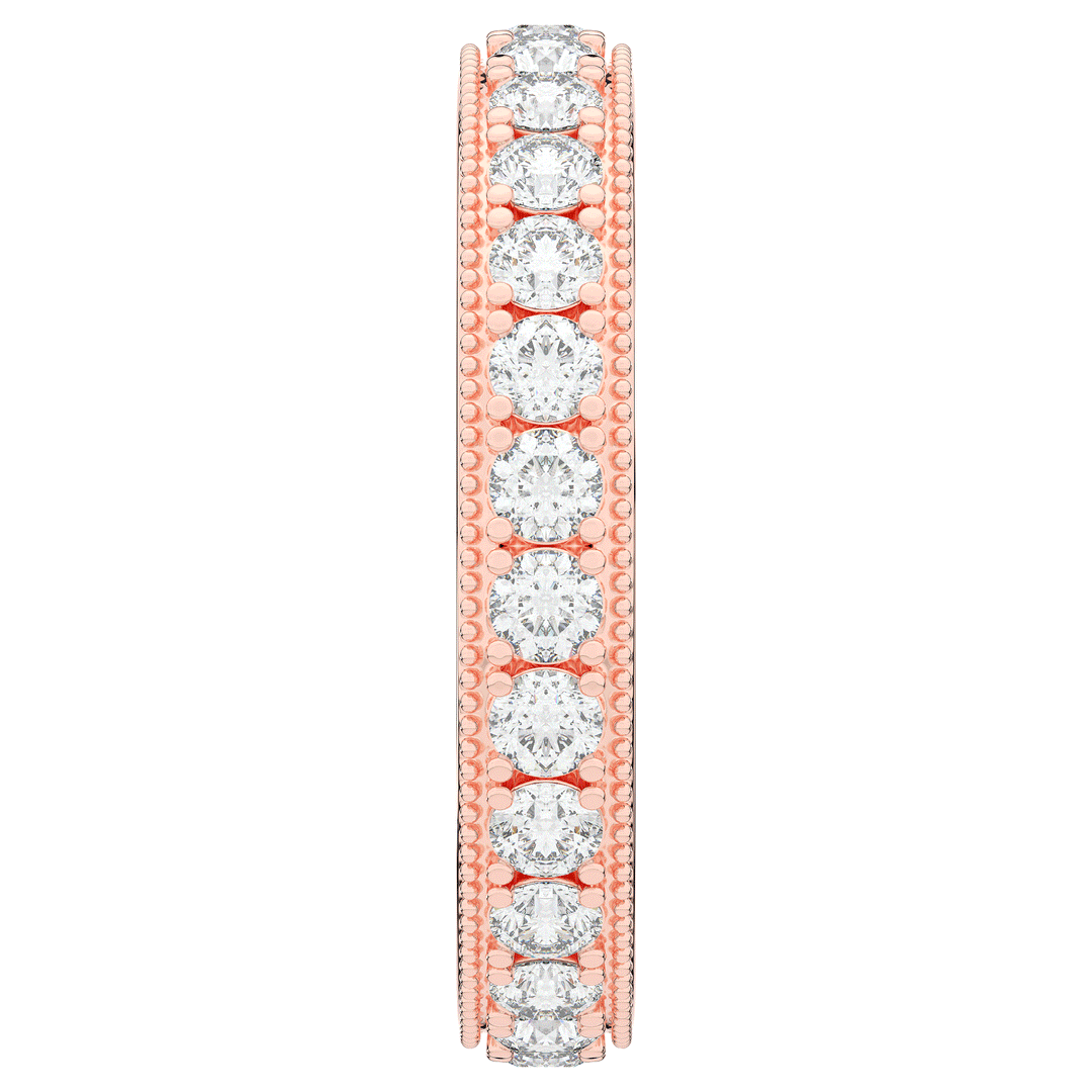 1.10CT.TW ROUND LAB DIAMOND ETERNITY WEDDING BAND - Nazarelle