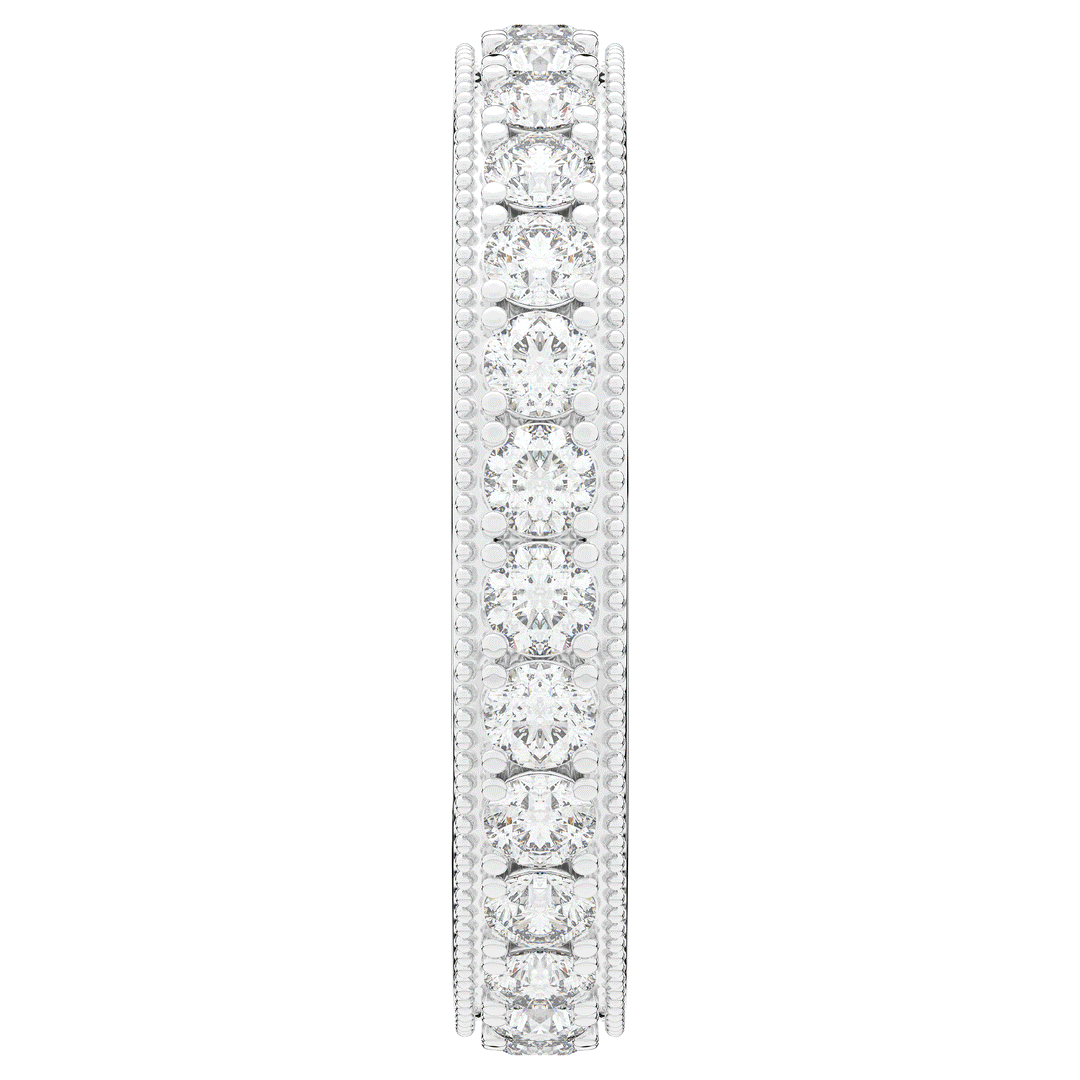 1.10CT.TW ROUND LAB DIAMOND ETERNITY WEDDING BAND - Nazarelle