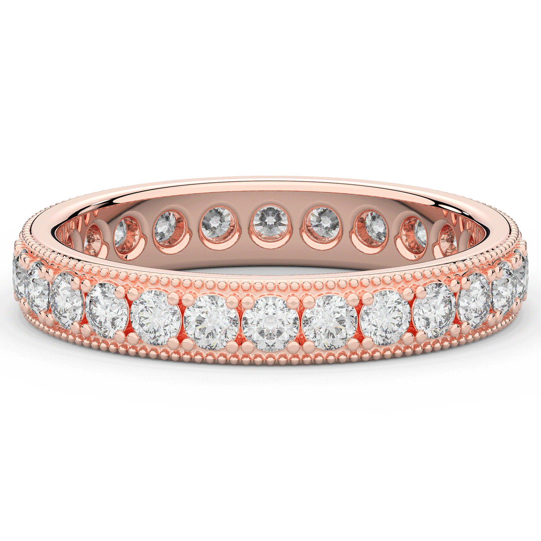 1.10CT.TW ROUND LAB DIAMOND ETERNITY WEDDING BAND - Nazarelle