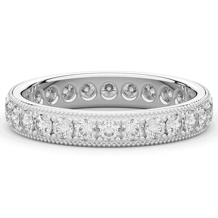 1.10CT.TW ROUND LAB DIAMOND ETERNITY WEDDING BAND - Nazarelle