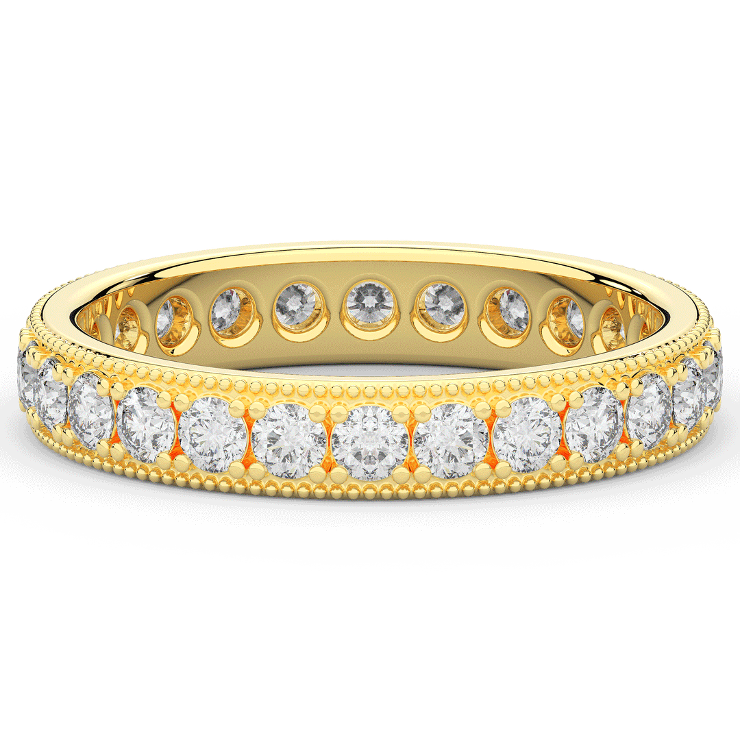 1.10CT.TW ROUND LAB DIAMOND ETERNITY WEDDING BAND - Nazarelle