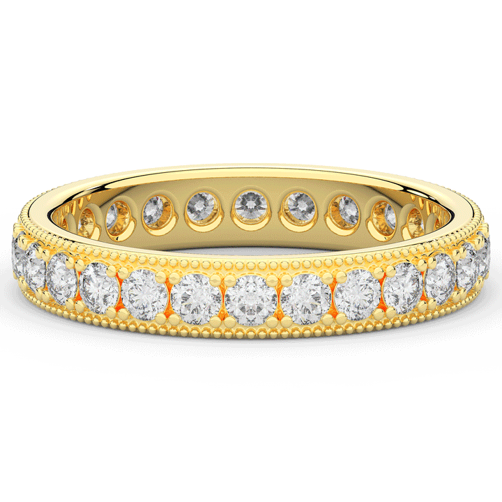 1.10CT.TW ROUND LAB DIAMOND ETERNITY WEDDING BAND - Nazarelle