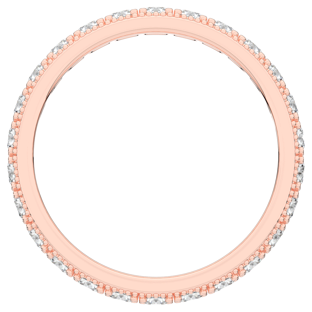 1.10CT.TW ROUND LAB DIAMOND ETERNITY WEDDING BAND - Nazarelle