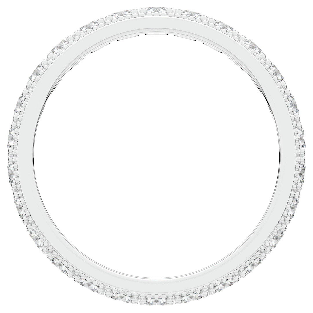 1.10CT.TW ROUND LAB DIAMOND ETERNITY WEDDING BAND - Nazarelle