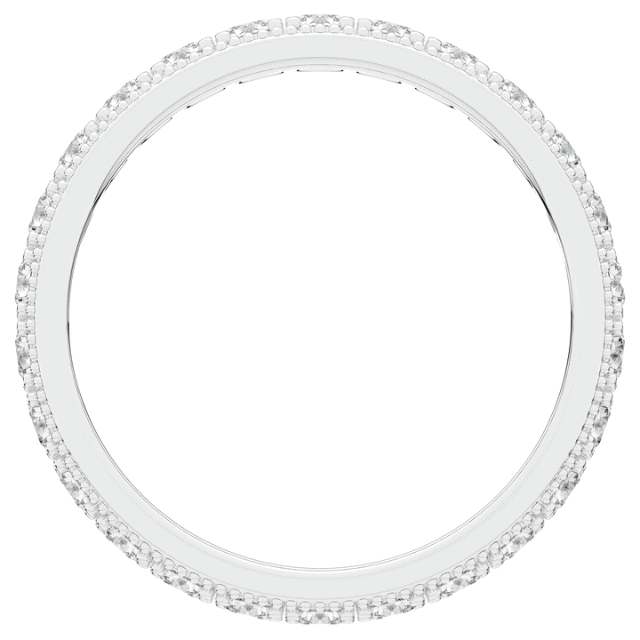 1.10CT.TW ROUND LAB DIAMOND ETERNITY WEDDING BAND - Nazarelle