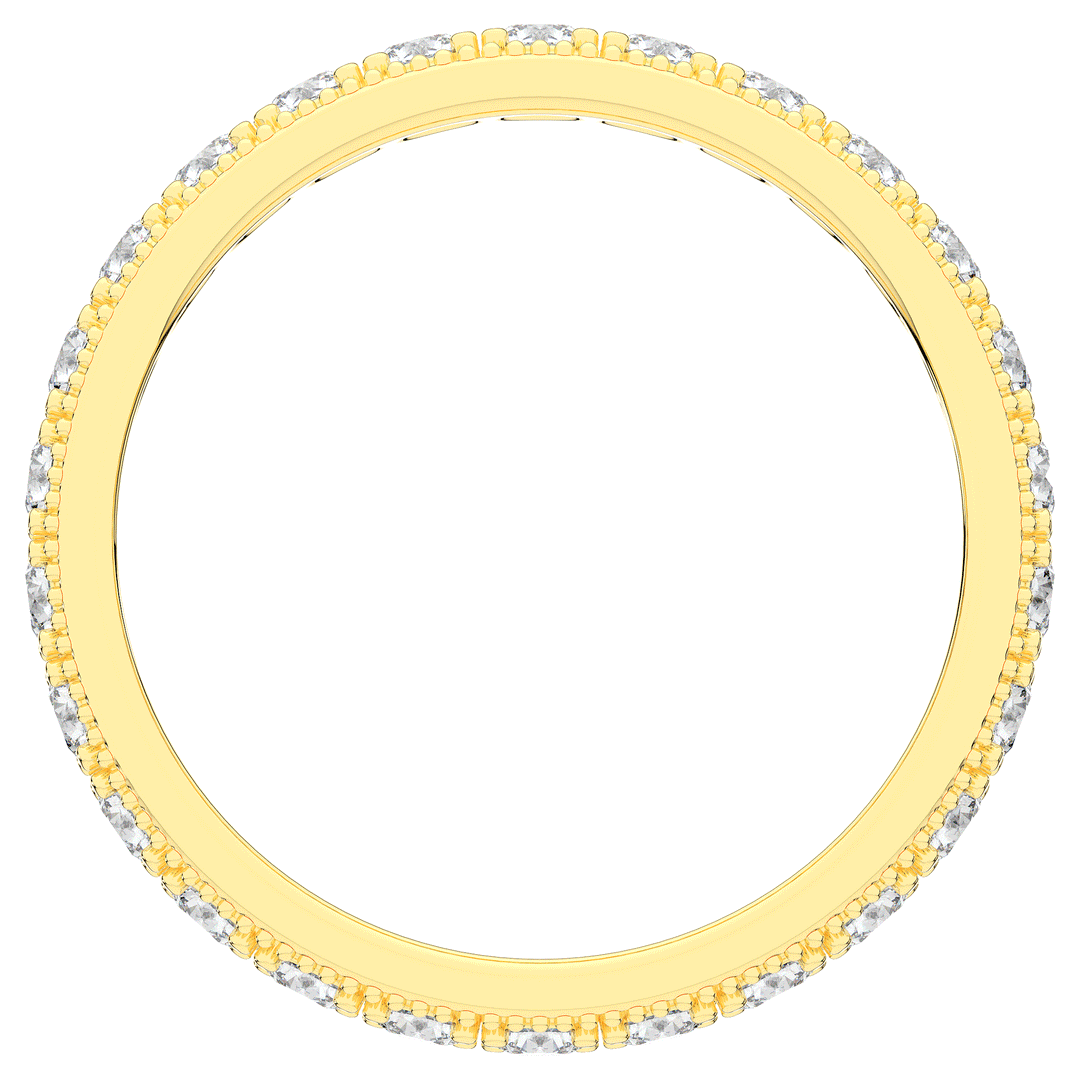 1.10CT.TW ROUND LAB DIAMOND ETERNITY WEDDING BAND - Nazarelle