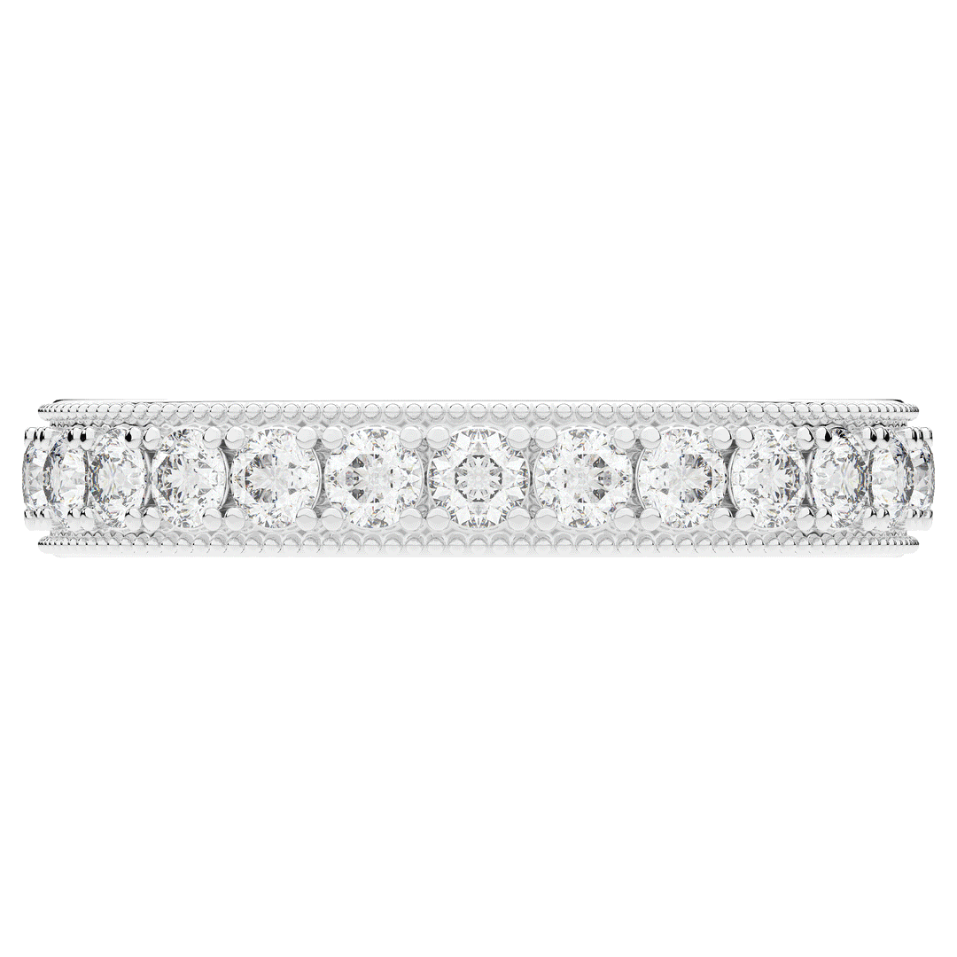 1.10CT.TW ROUND LAB DIAMOND ETERNITY WEDDING BAND - Nazarelle