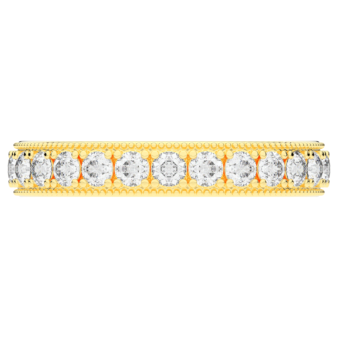 1.10CT.TW ROUND LAB DIAMOND ETERNITY WEDDING BAND - Nazarelle