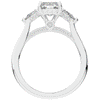 2.40CT.TW RADIANT LAB DIAMOND 3 STONE ENGAGEMENT RING - Nazarelle